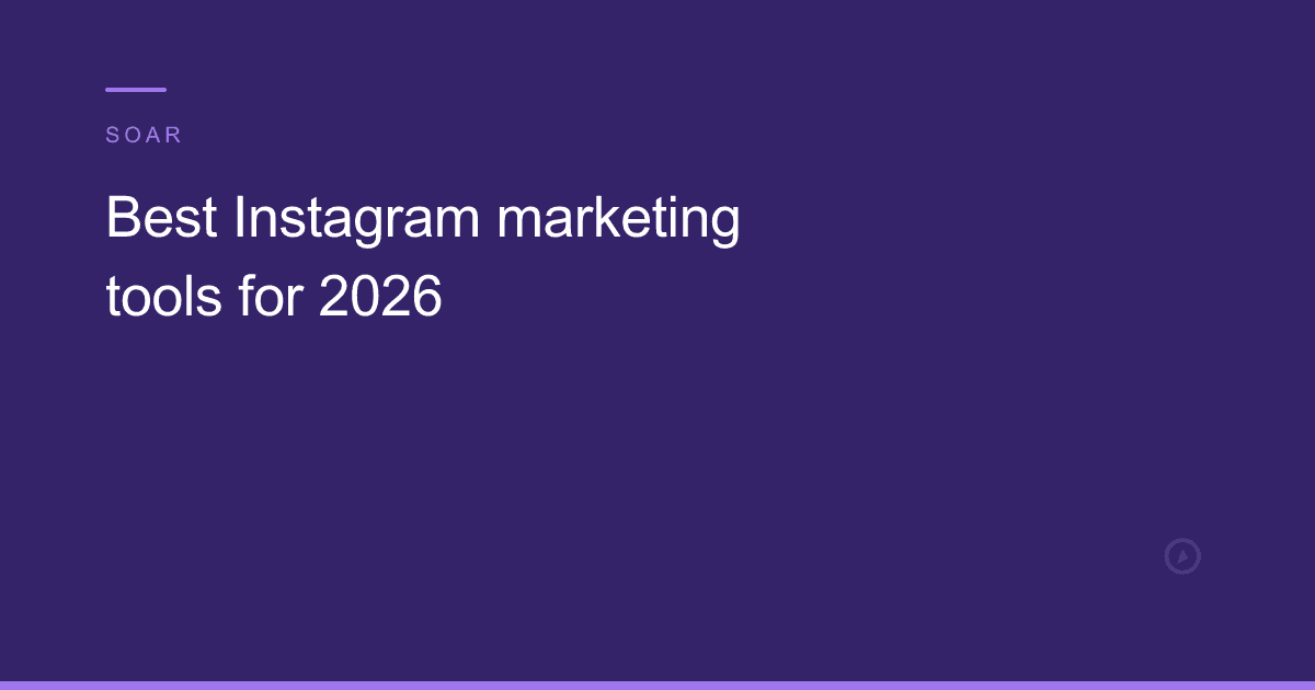 Best Instagram marketing tools for 2026