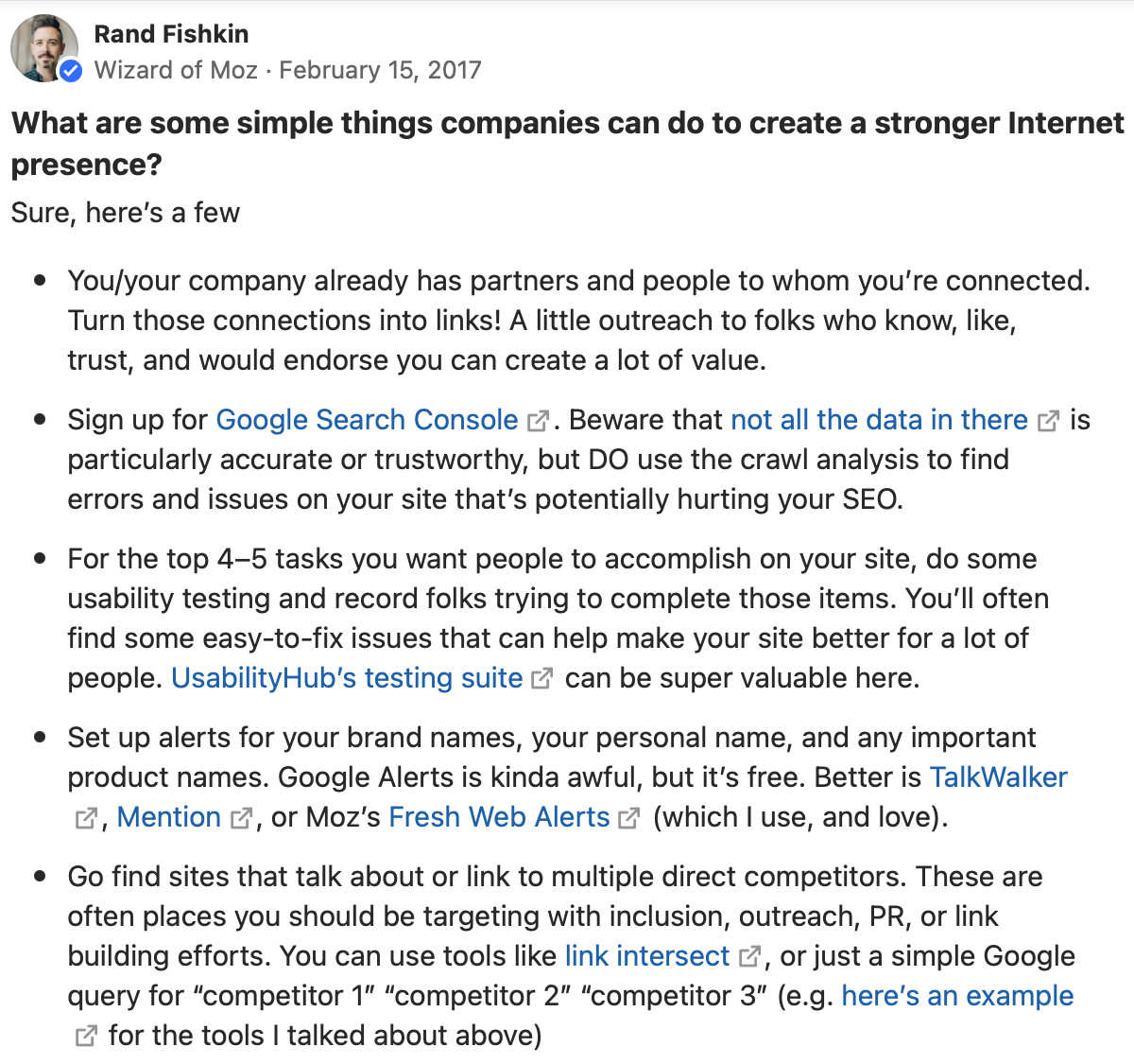quora direct to brand