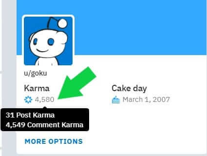 reddit karma